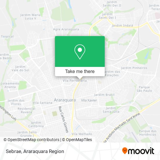 Sebrae map