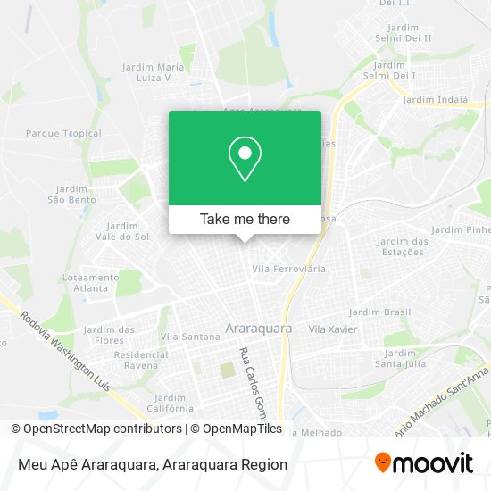 Meu Apê Araraquara map
