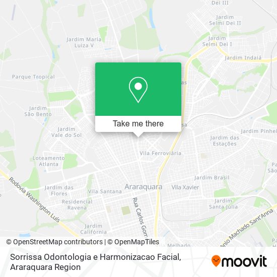 Sorrissa Odontologia e Harmonizacao Facial map