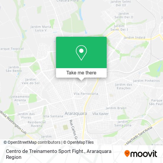 Centro de Treinamento Sport Fight. map