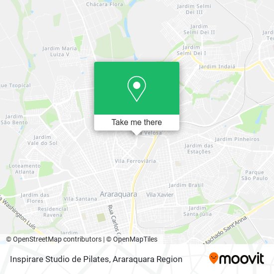 Inspirare Studio de Pilates map