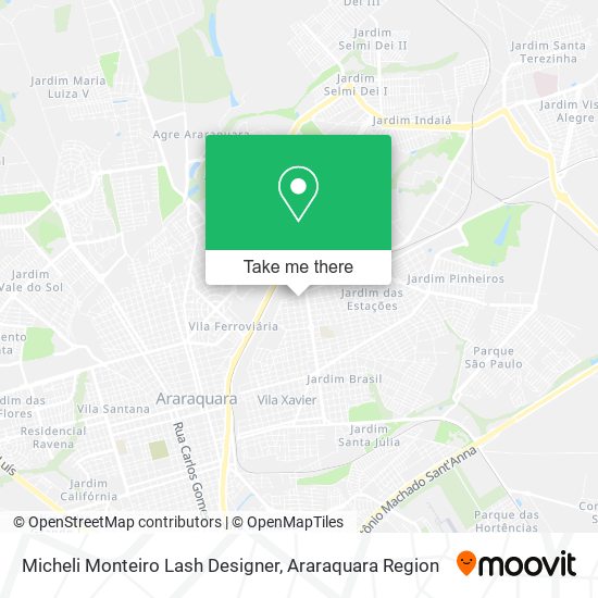 Micheli Monteiro Lash Designer map