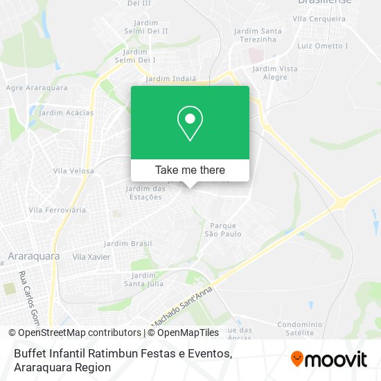 Buffet Infantil Ratimbun Festas e Eventos map