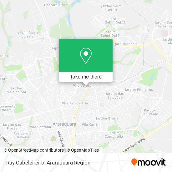 Ray Cabeleireiro map