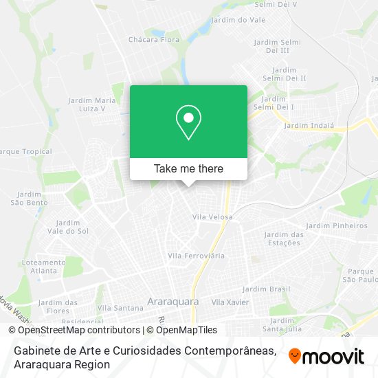 Gabinete de Arte e Curiosidades Contemporâneas map