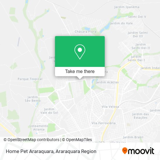 Home Pet Araraquara map