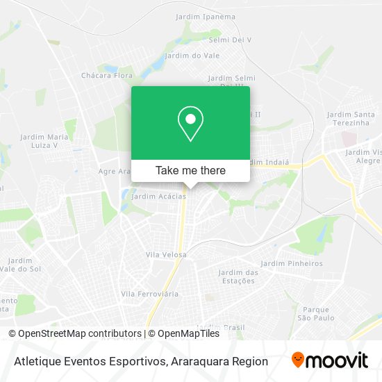 Atletique Eventos Esportivos map