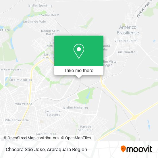 Chácara São José map