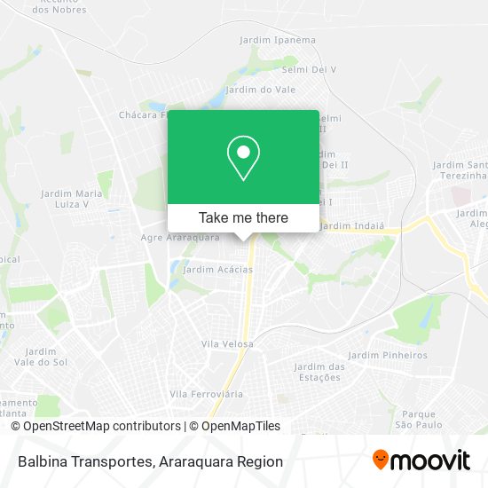 Balbina Transportes map