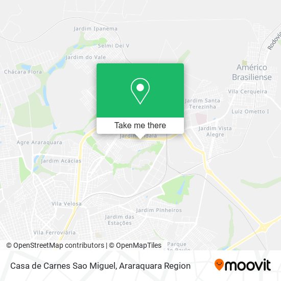 Casa de Carnes Sao Miguel map
