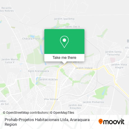 Prohab-Projetos Habitacionais Ltda map