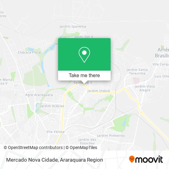 Mercado Nova Cidade map