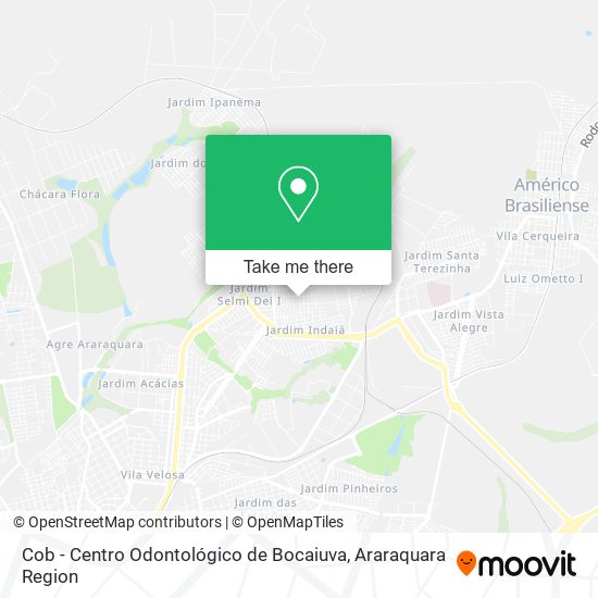 Cob - Centro Odontológico de Bocaiuva map