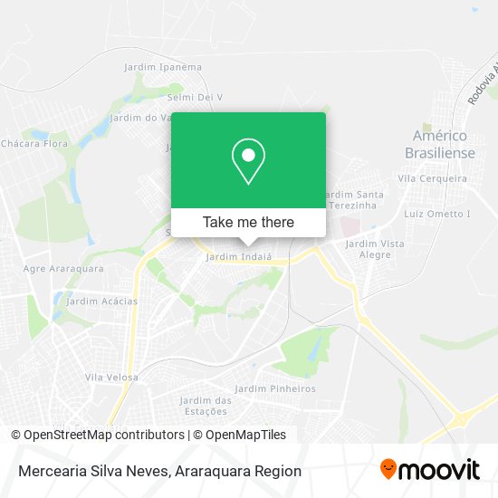 Mapa Mercearia Silva Neves