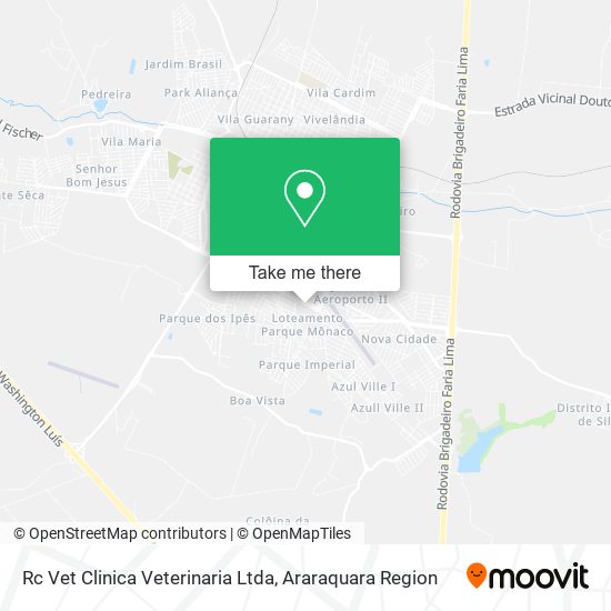 Rc Vet Clinica Veterinaria Ltda map