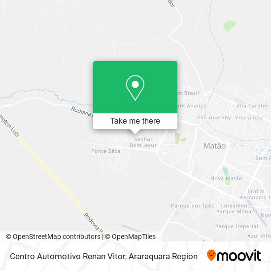 Mapa Centro Automotivo Renan Vitor
