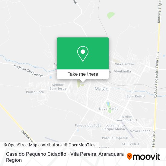 Casa do Pequeno Cidadão - Vila Pereira map