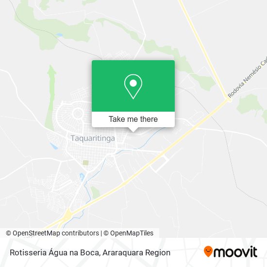 Rotisseria Água na Boca map