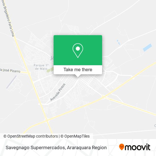 Savegnago Supermercados map