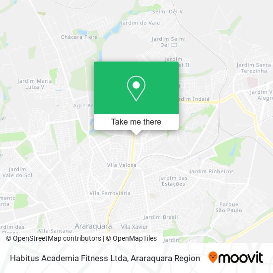 Mapa Habitus Academia Fitness Ltda