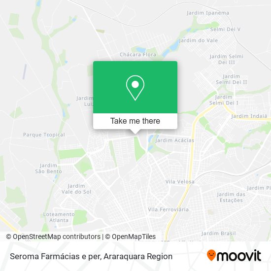 Seroma Farmácias e per map