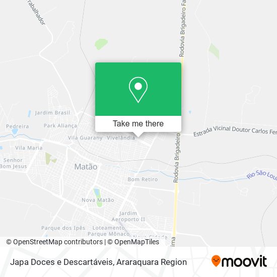Japa Doces e Descartáveis map