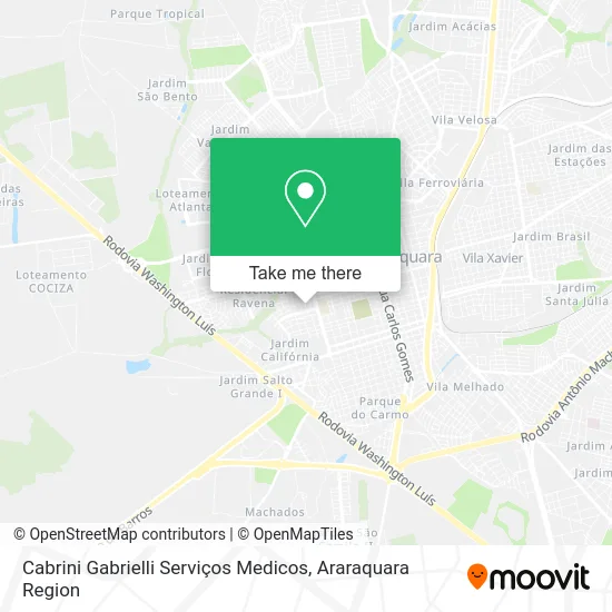 Cabrini Gabrielli Serviços Medicos map