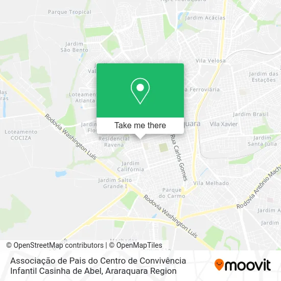 Associação de Pais do Centro de Convivência Infantil Casinha de Abel map