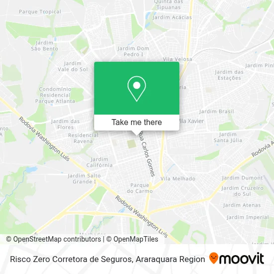 Risco Zero Corretora de Seguros map
