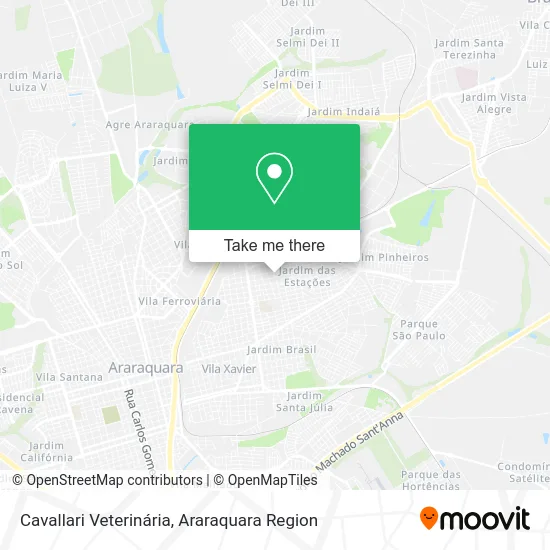 Cavallari Veterinária map