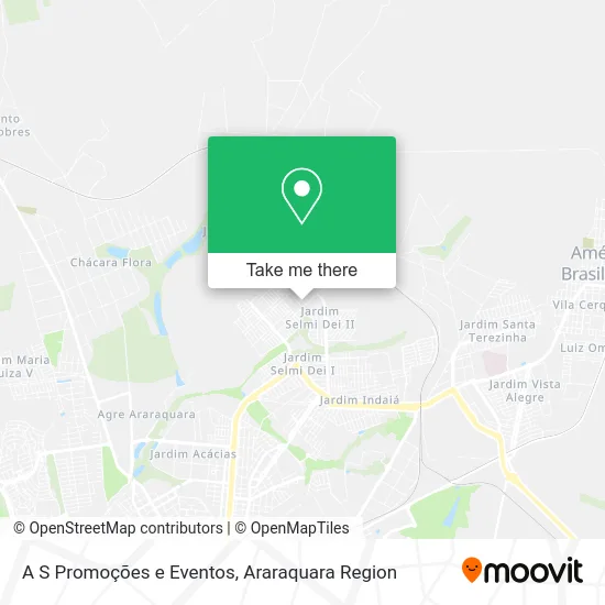 A S Promoções e Eventos map