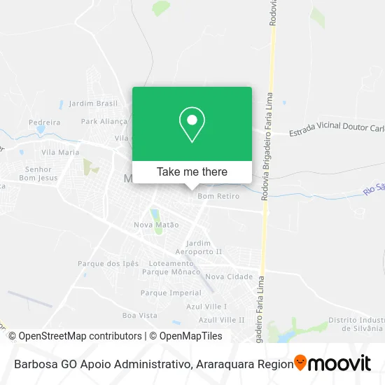 Barbosa GO Apoio Administrativo map