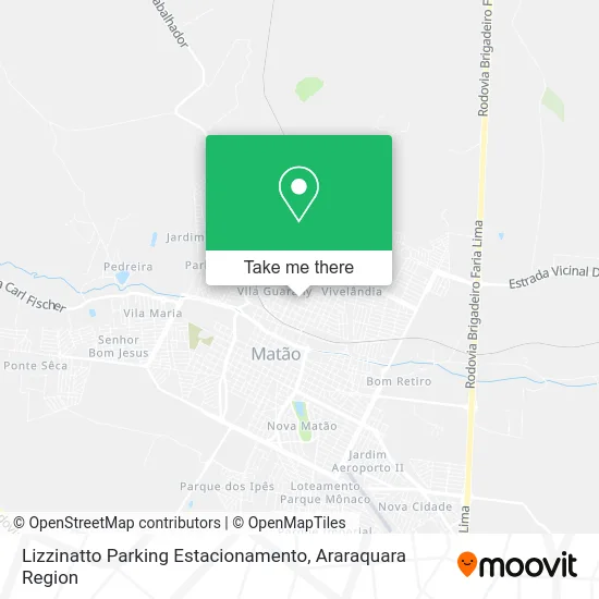 Lizzinatto Parking Estacionamento map