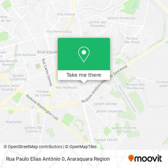 Rua Paulo Elias Antônio 0 map
