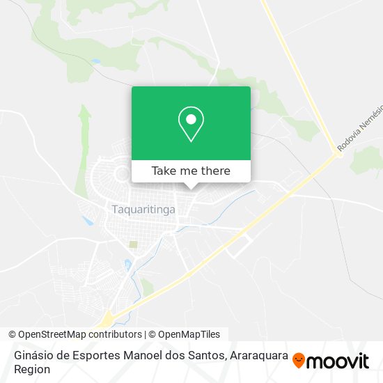 Mapa Ginásio de Esportes Manoel dos Santos