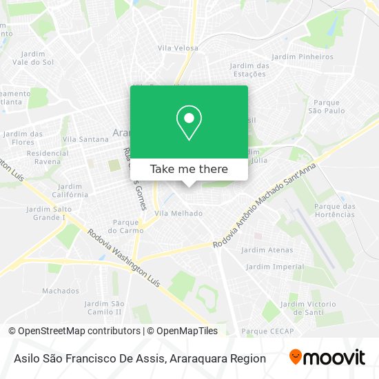 Asilo São Francisco De Assis map