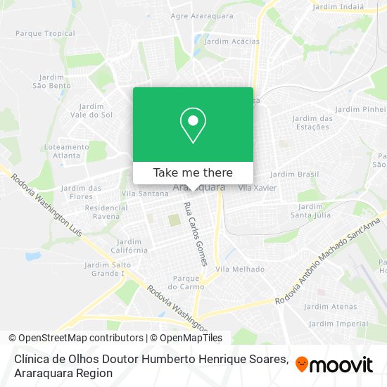 Clínica de Olhos Doutor Humberto Henrique Soares map