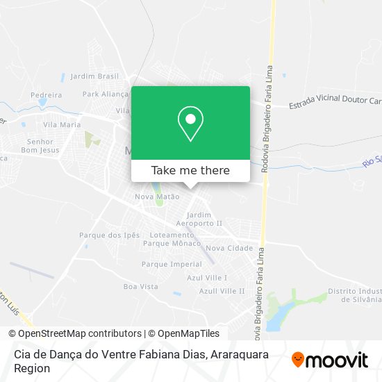 Cia de Dança do Ventre Fabiana Dias map