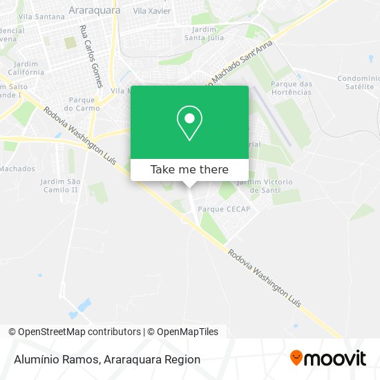 Alumínio Ramos map