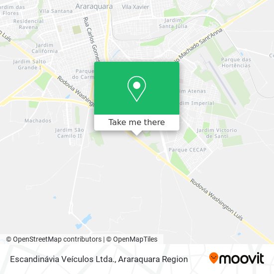 Escandinávia Veículos Ltda. map