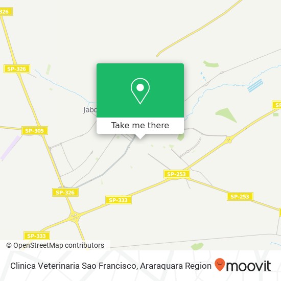 Clinica Veterinaria Sao Francisco map