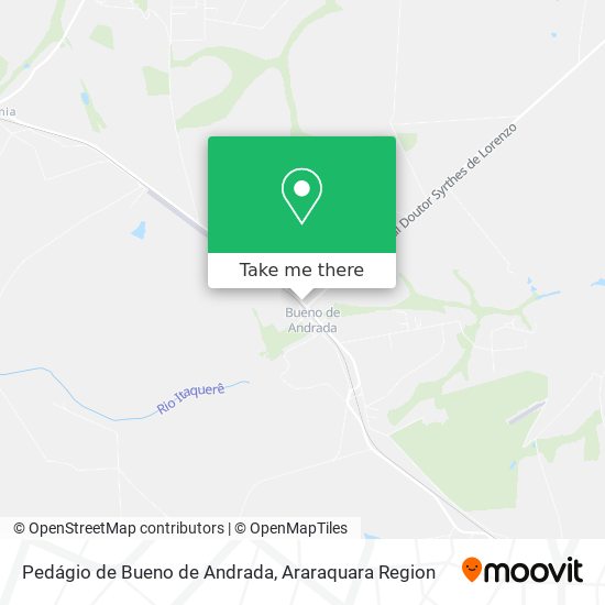 Pedágio de Bueno de Andrada map