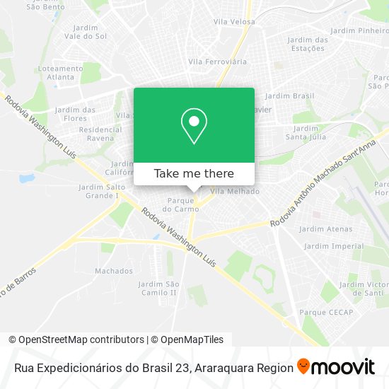 Rua Expedicionários do Brasil 23 map