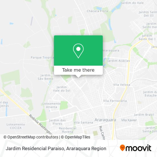 Mapa Jardim Residencial Paraiso