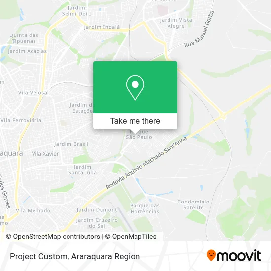 Project Custom map