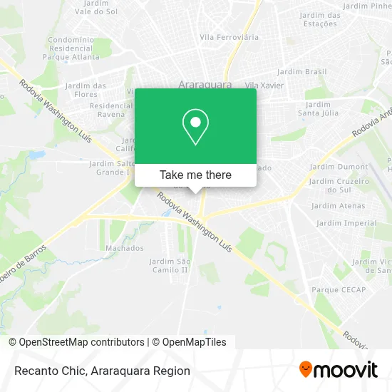 Recanto Chic map