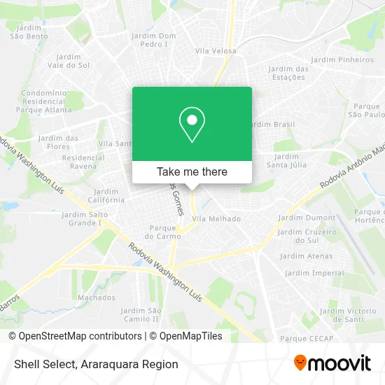 Shell Select map