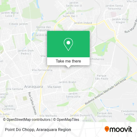 Point Do Chopp map