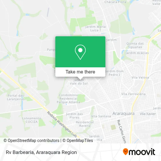 Rv Barbearia map