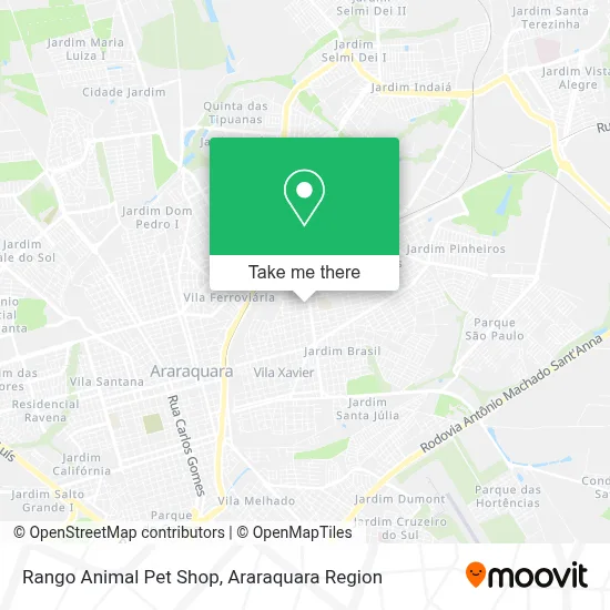 Rango Animal Pet Shop map
